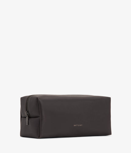 BLAIR Vegan Toiletry Case - Vintage | Color: Charcoal - variant::Charcoal