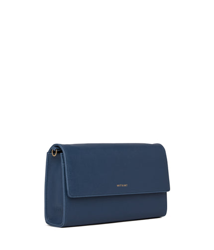 DREW Vegan Crossbody Bag - Vintage | Color: blue - variant::cosmo