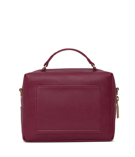 LIV Vegan Crossbody Bag - Vintage | Color: Purple - variant::garnet