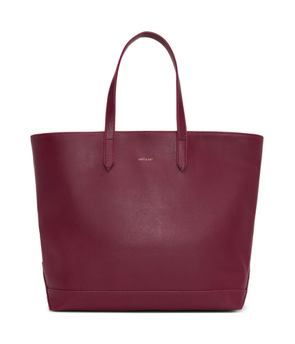 SCHLEPP Vegan Tote Bag - Vintage | Color: Purple - variant::garnet