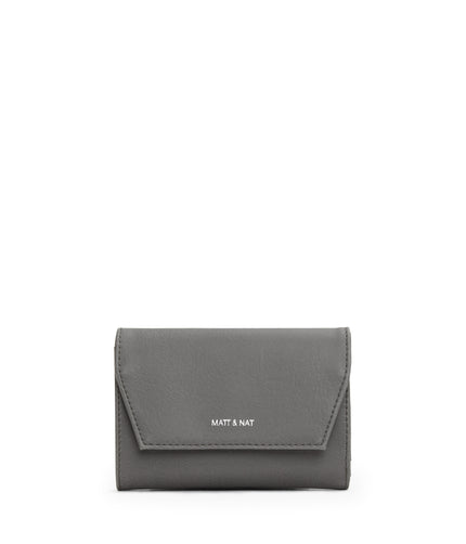 VERASM Small Vegan Wallet - Vintage | Color: Grey - variant::shadow