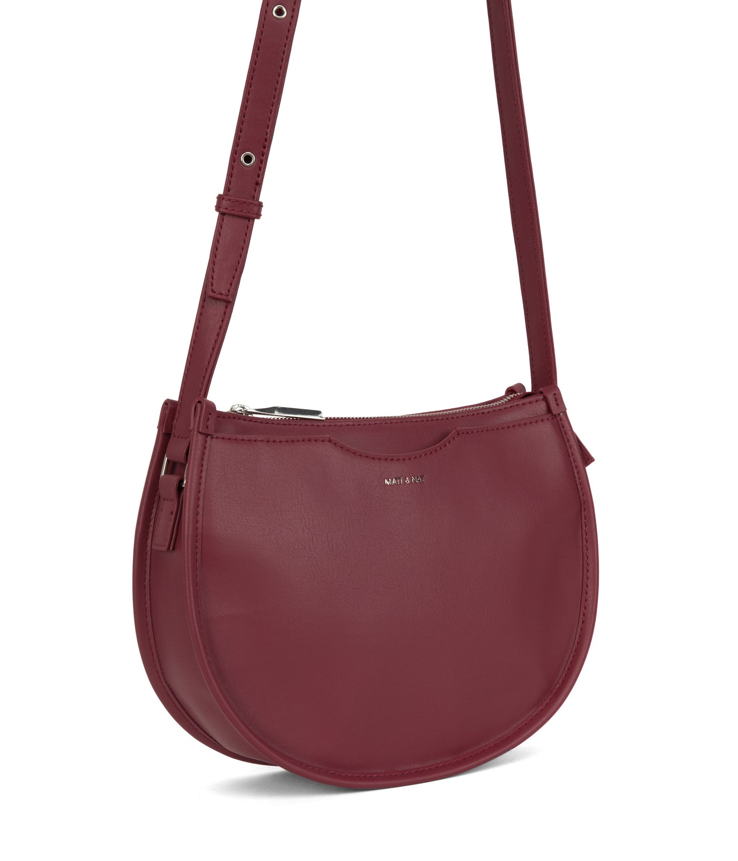 CHARLIE Vegan Crossbody Bag - Arbor | Color: Red - variant::beetroot