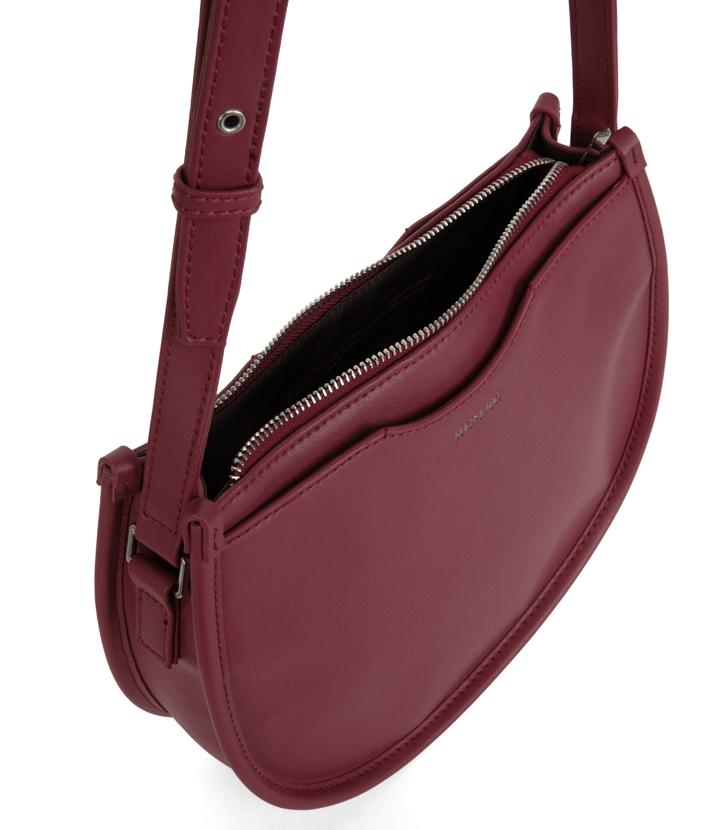 CHARLIE Vegan Crossbody Bag - Arbor | Color: Red - variant::beetroot