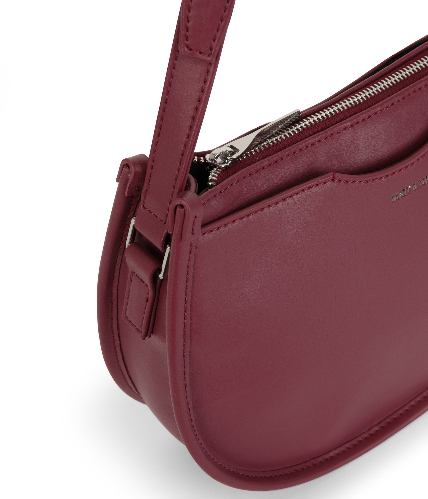 CHARLIE Vegan Crossbody Bag - Arbor | Color: Red - variant::beetroot