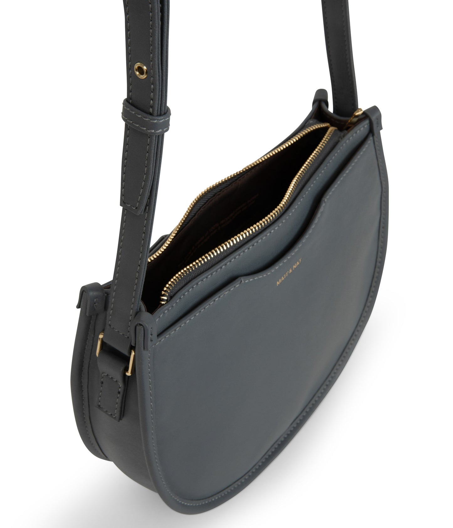 CHARLIE Vegan Crossbody Bag - Arbor | Color: Grey - variant::mushroom