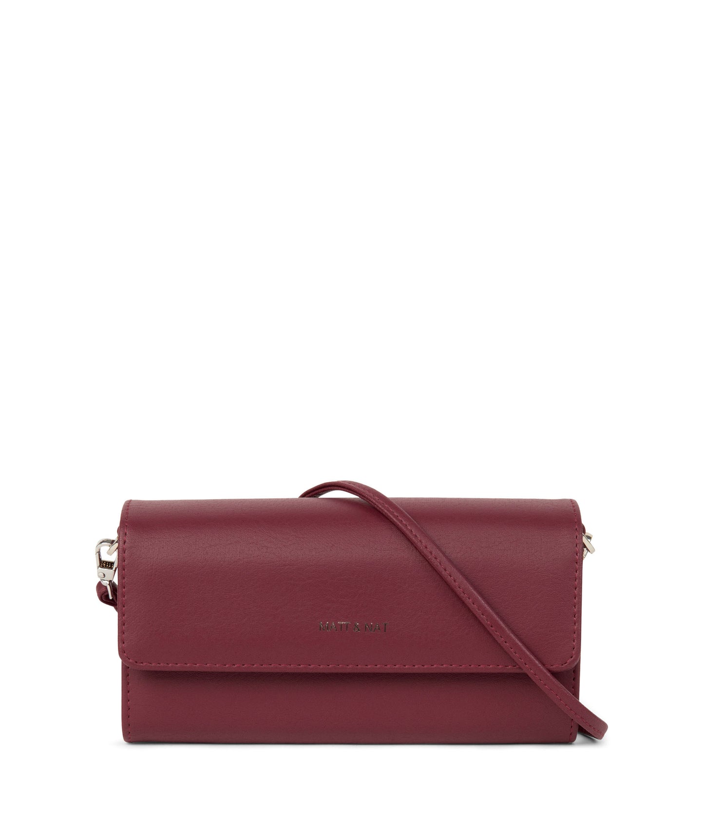 DREW MED Vegan Crossbody Bag - Arbor | Color: Red - variant::beetroot