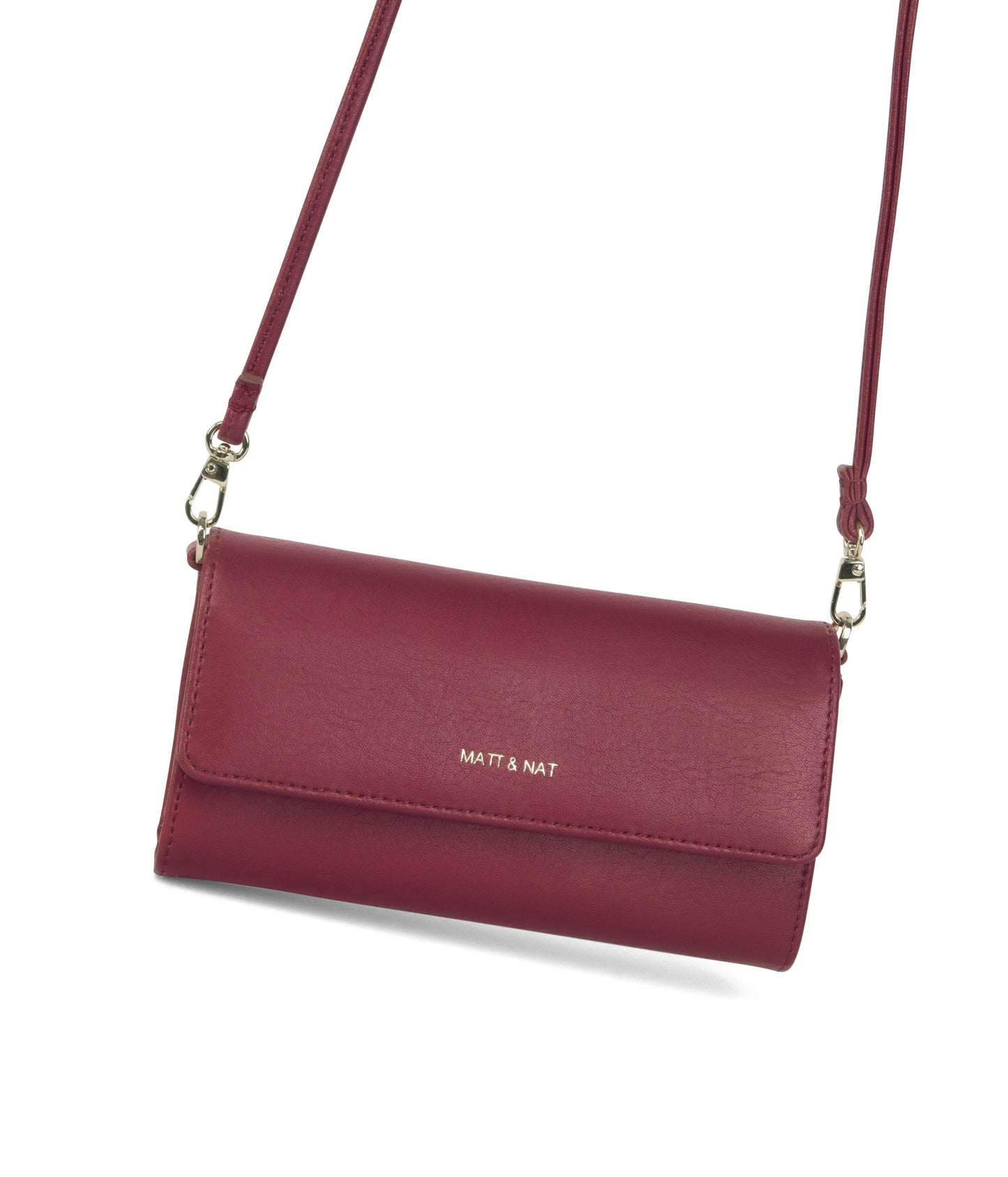 DREW MED Vegan Crossbody Bag - Arbor | Color: Red - variant::beetroot