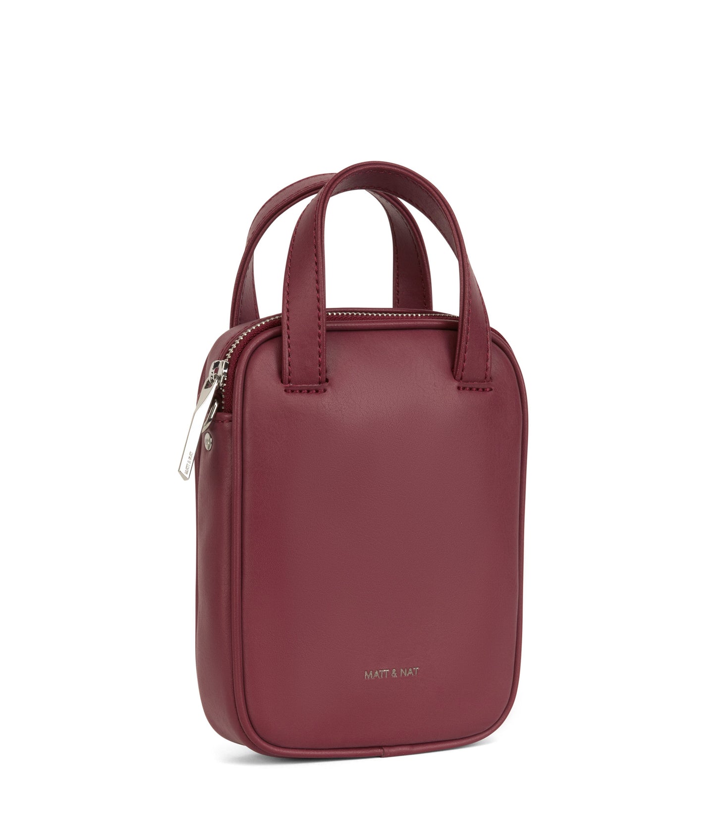 LEAP Vegan Crossbody Bag - Arbor | Color: Red - variant::beetroot