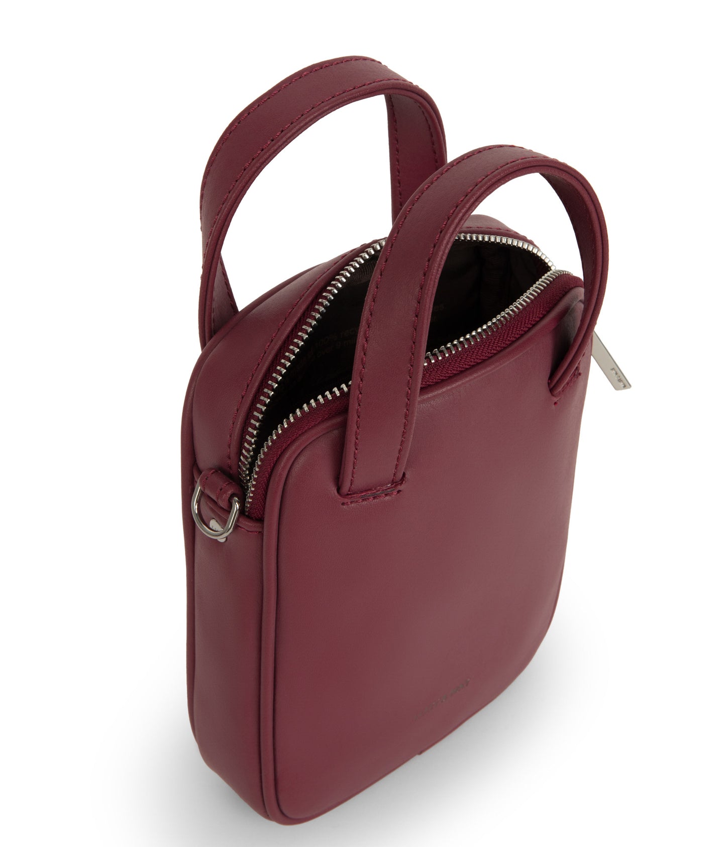 LEAP Vegan Crossbody Bag - Arbor | Color: Red - variant::beetroot