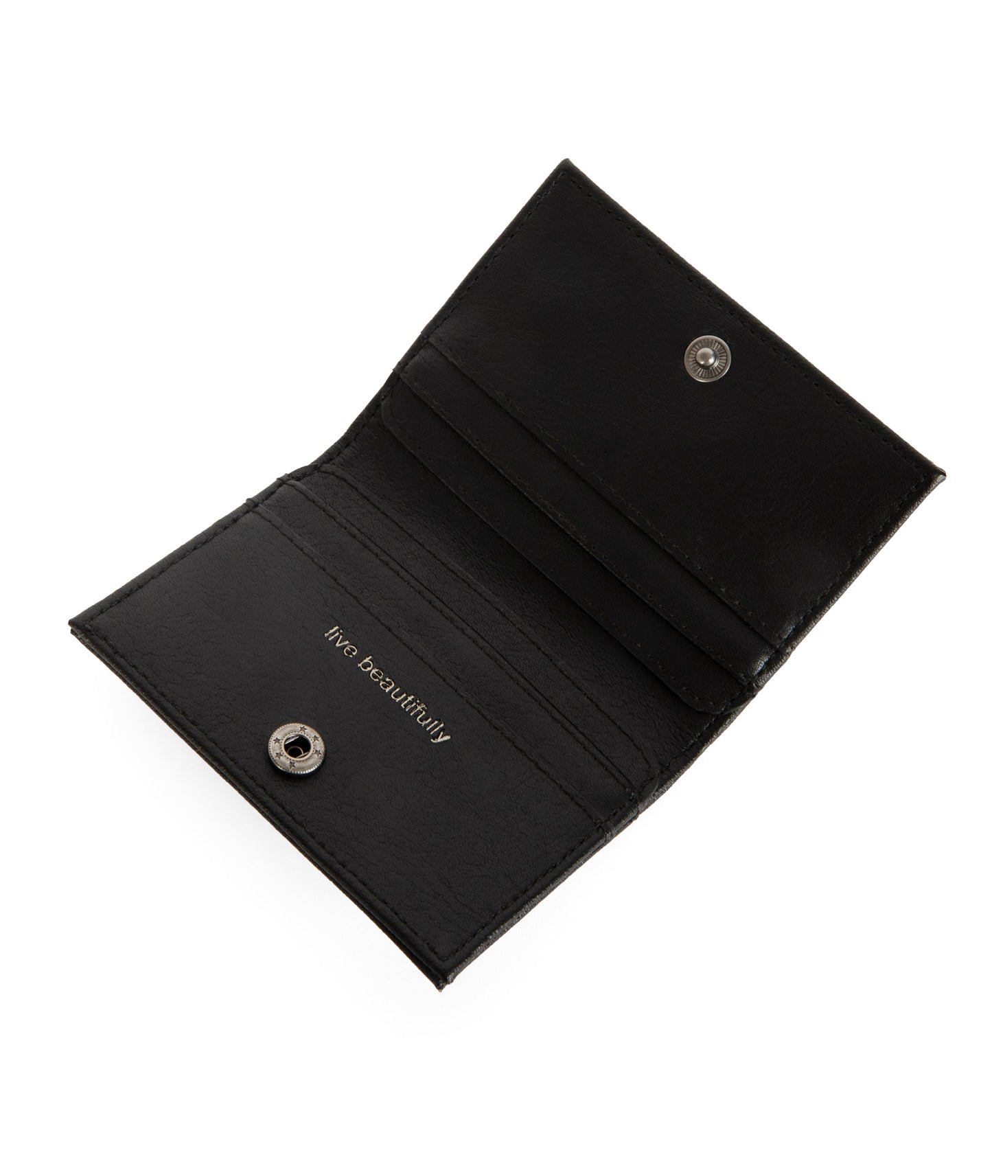 LIZ Vegan Folded Wallet - Arbor | Color: Black - variant::black