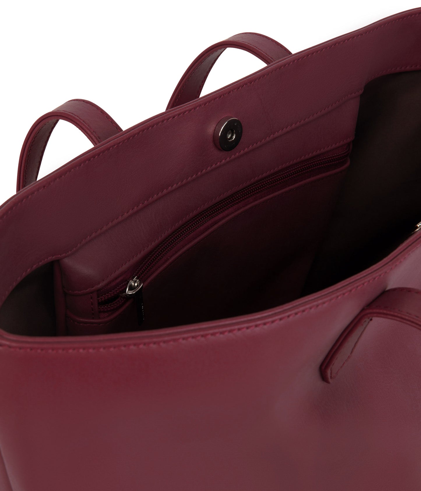 SCHLEPP Vegan Tote Bag - Arbor  | Color: Red - variant::beetroot