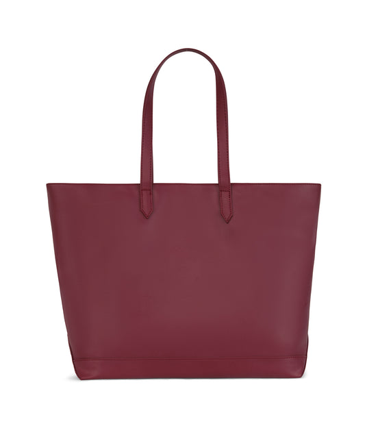 SCHLEPP Vegan Tote Bag - Arbor  | Color: Red - variant::beetroot