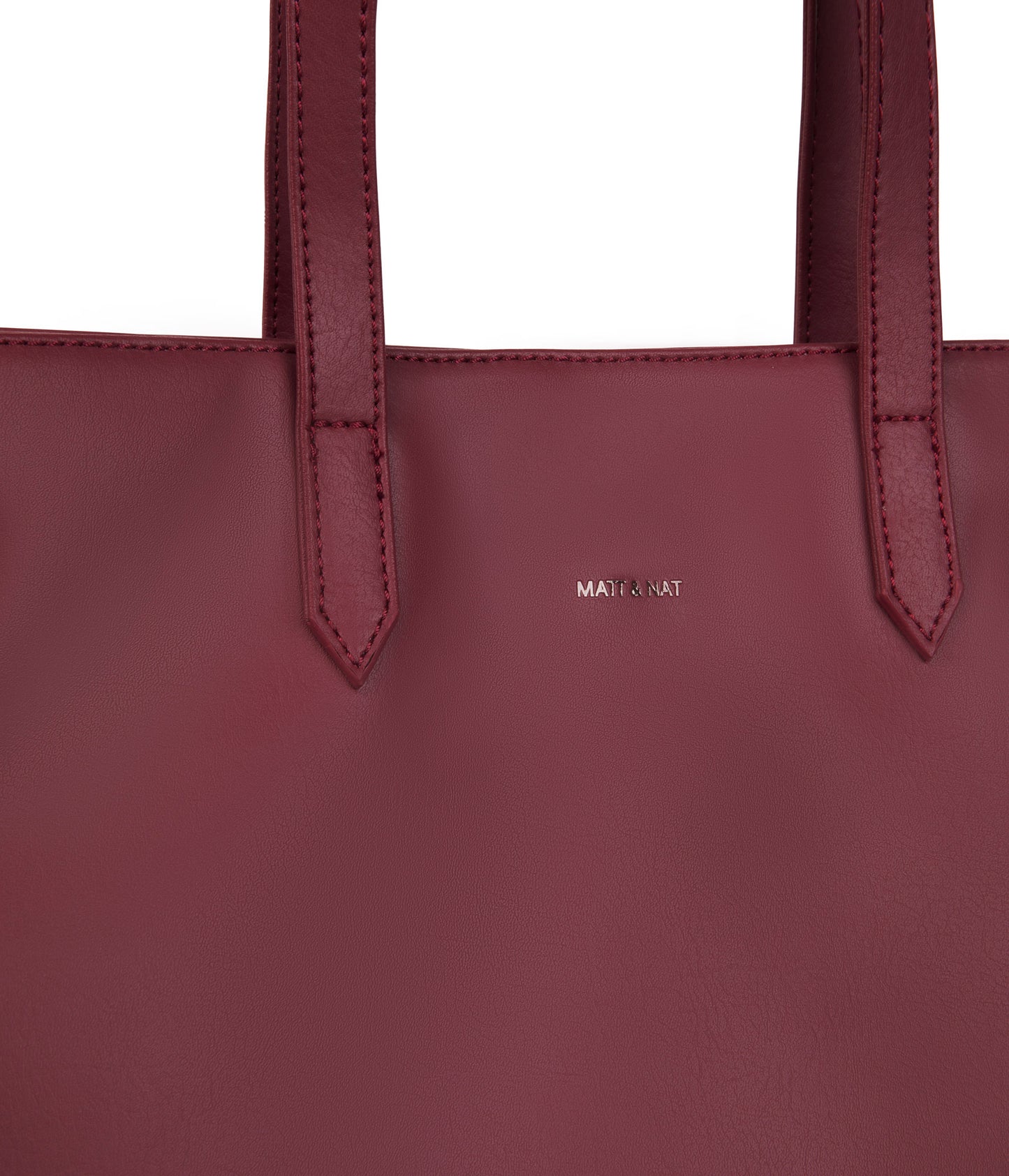 SCHLEPP Vegan Tote Bag - Arbor  | Color: Red - variant::beetroot