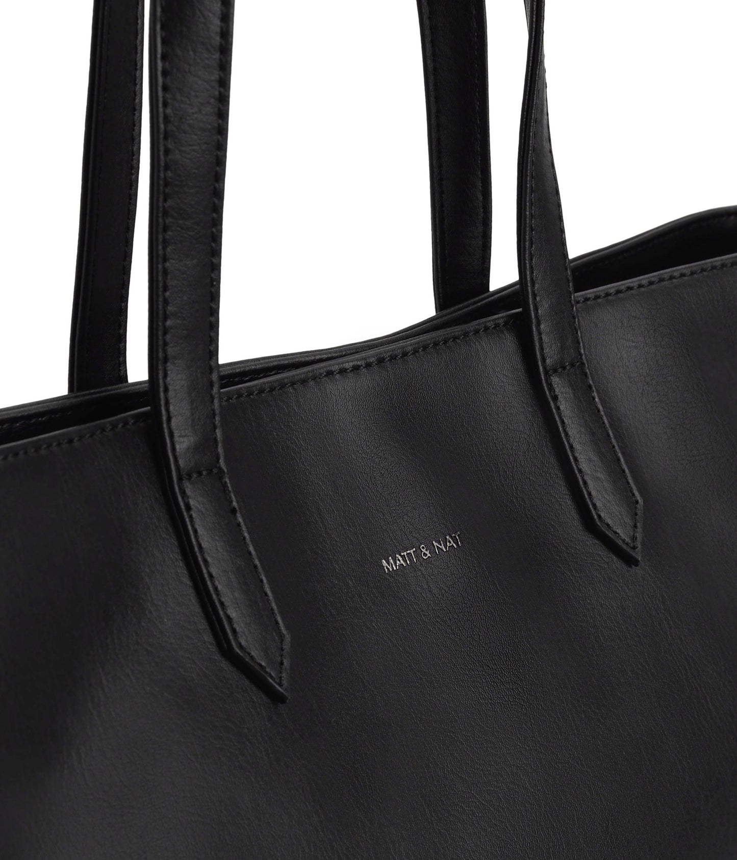 SCHLEPP Vegan Tote Bag - Arbor  | Color: Black - variant::black