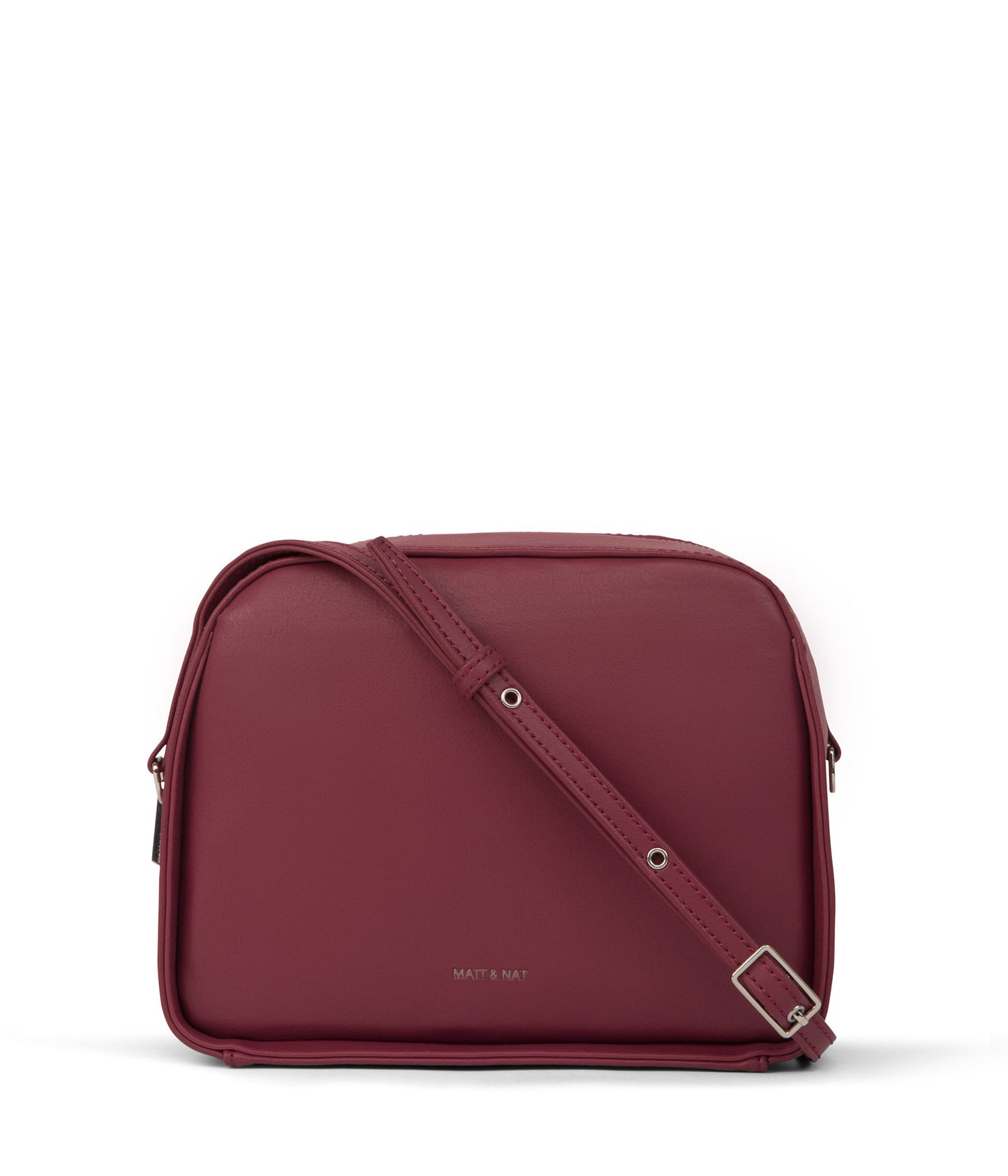 ARC Vegan Crossbody Bag - Arbor | Color: Red - variant::beetroot