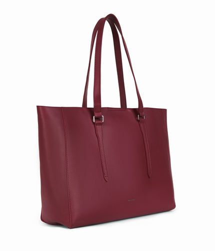 EMEL Vegan Tote Bag - Arbor | Color: Red - variant::beetroot
