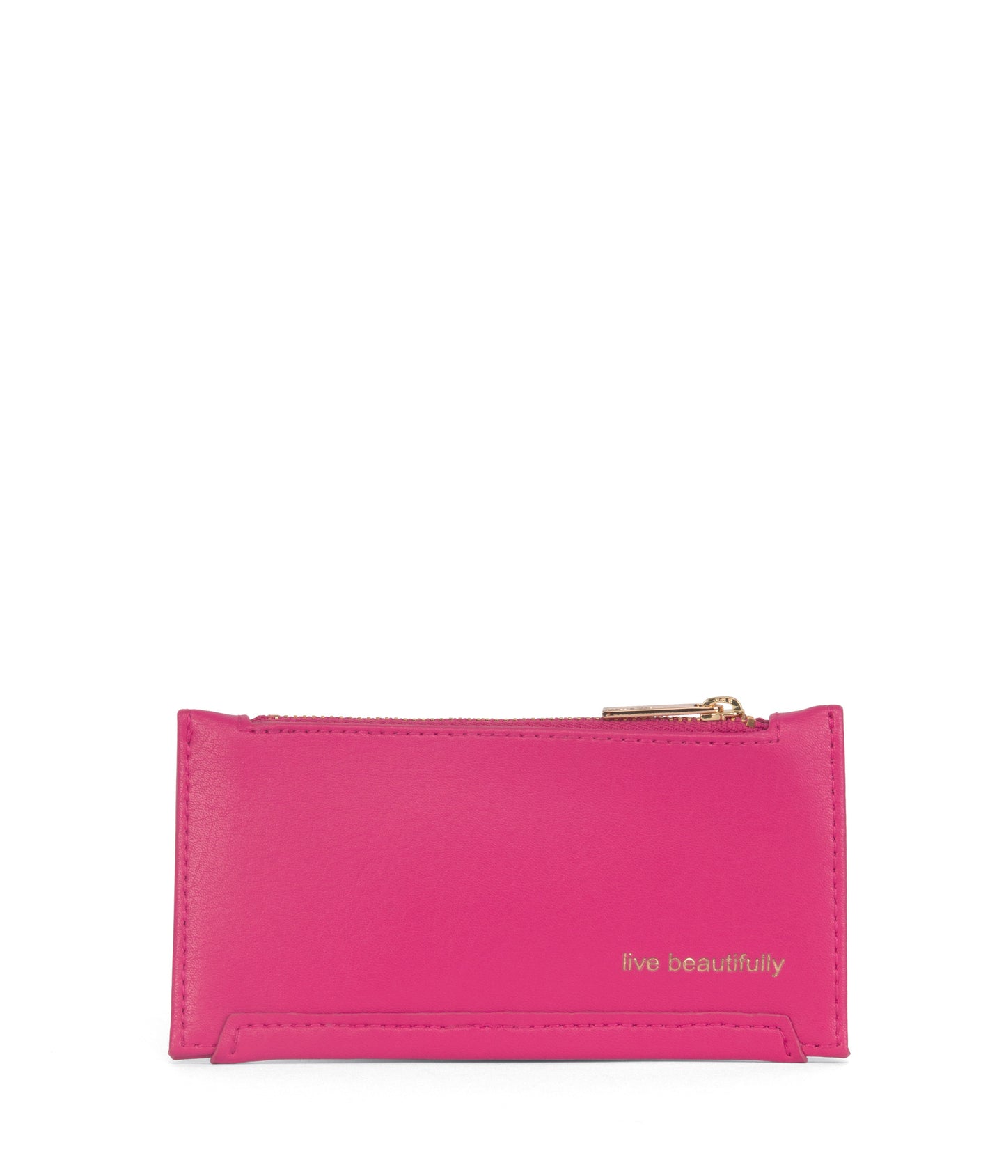 JESSE Slim Vegan Wallet - Arbor  | Color: Pink - variant::dragonfruit