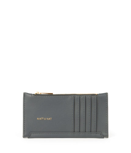 JESSE Slim Vegan Wallet - Arbor | Color: Grey - variant::mushroom