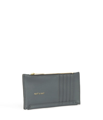 JESSE Slim Vegan Wallet - Arbor | Color: Grey - variant::mushroom