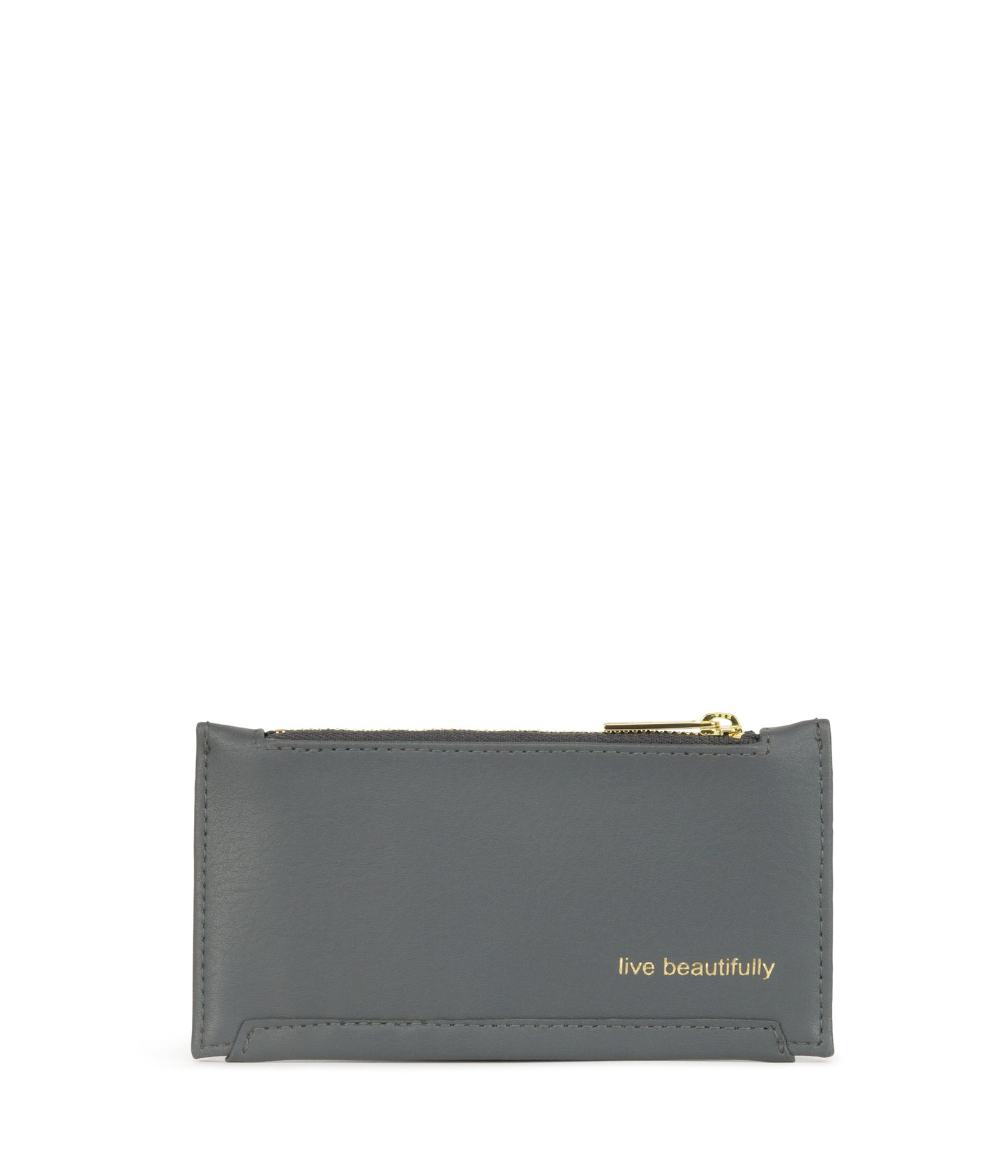 JESSE Slim Vegan Wallet - Arbor  | Color: Grey - variant::mushroom