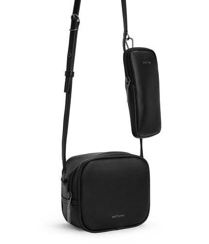 SWAE Vegan Crossbody Bag - Arbor | Color: Black - variant::black