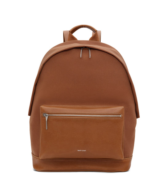 BALILG Large Vegan Backpack - Canvas | Color: Brown - variant::chili