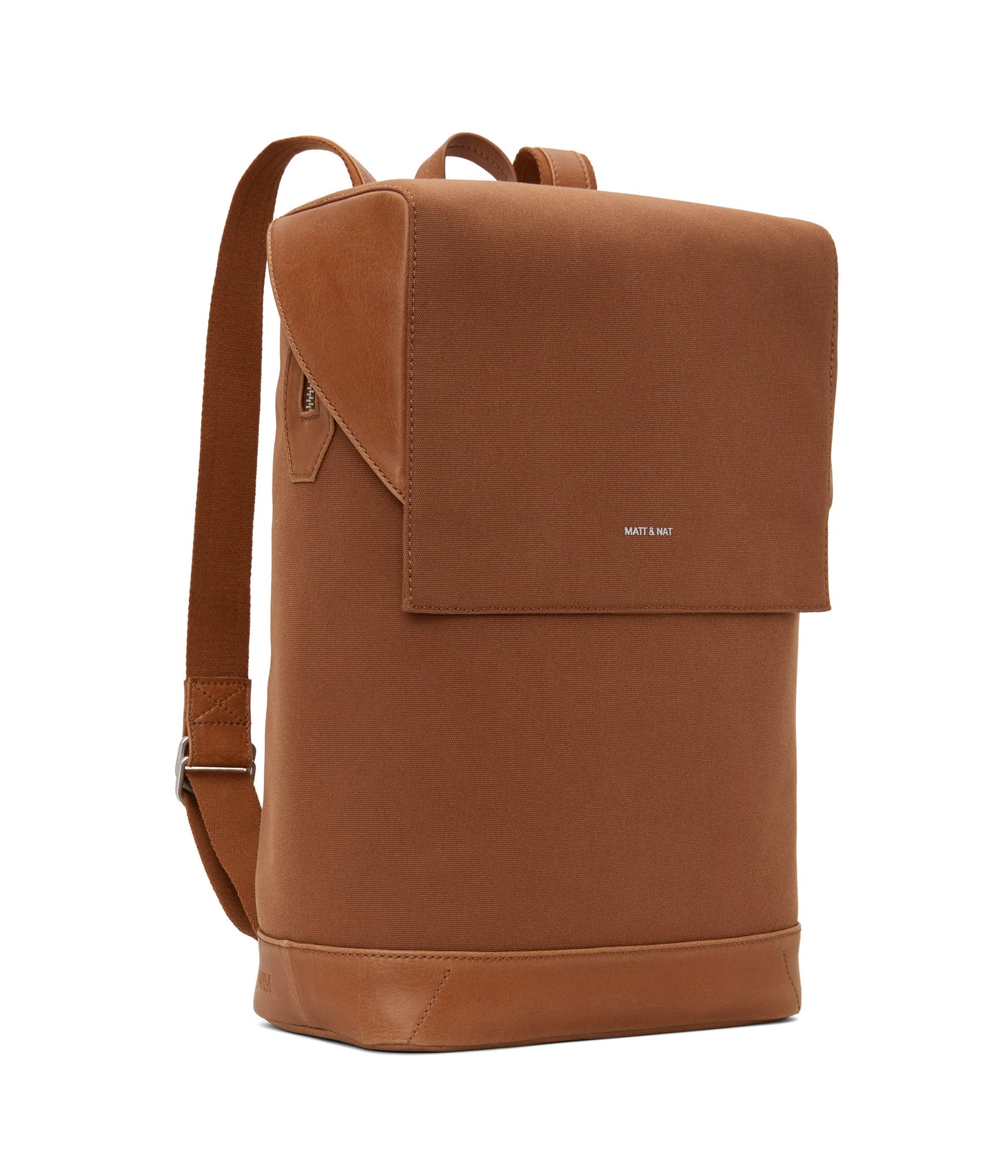 HOXTON Vegan Backpack - Canvas | Color: Brown - variant::chili