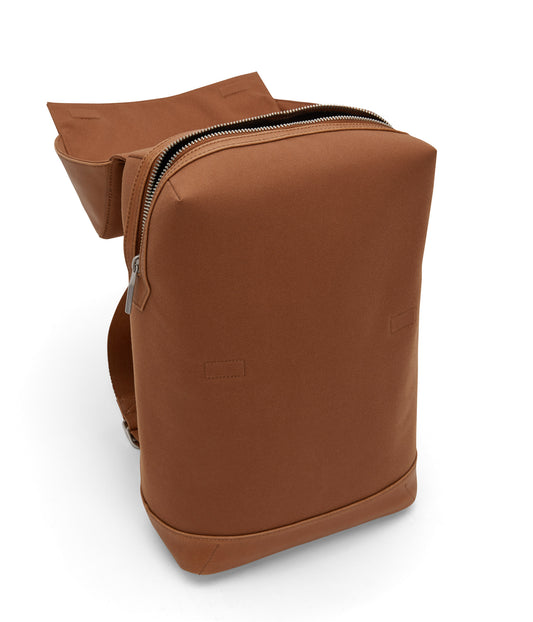 HOXTON Vegan Backpack - Canvas | Color: Brown - variant::chili