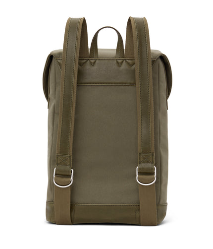 HOXTON Vegan Backpack - Canvas | Color: Green - variant::olive