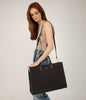 JOI Canvas Tote Bag - Canvas | Color: Brown - variant::chili
