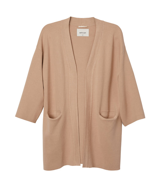 ELSA Women’s Open Front Cardigan | Color: White - variant::nude