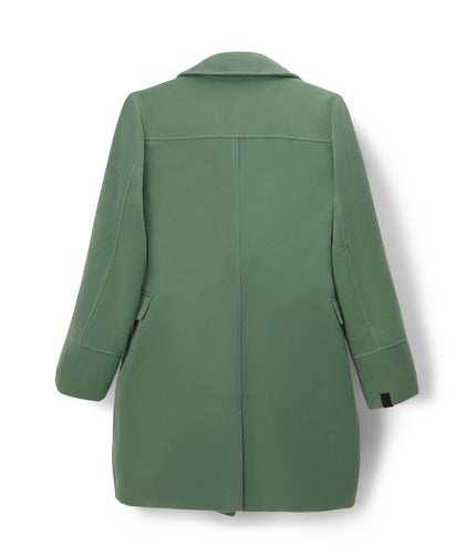 ODILIA Women's Vegan Coat | Color: Green - variant::herb
