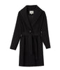 SOHEE Women's Vegan Coat | Color: Black - variant::black