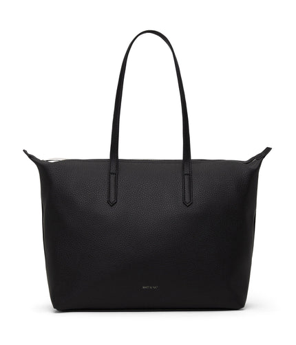 ABBI Vegan Tote Bag - Purity | Color: Black - variant::black