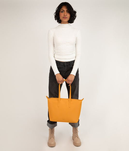 ABBI Vegan Tote Bag - Purity | Color: Orange - variant::arancia