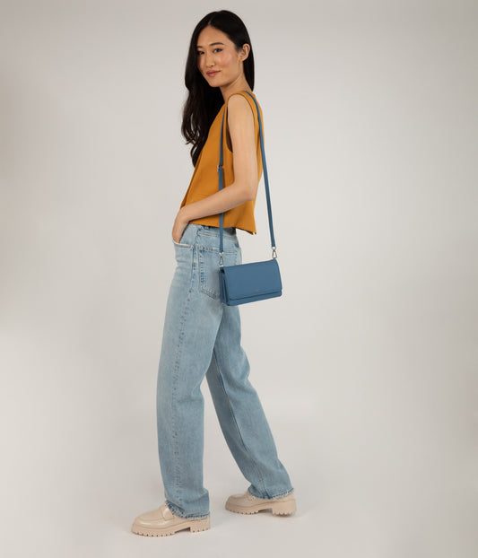 BEE Vegan Crossbody Bag - Purity | Color: Blue - variant::galaxy