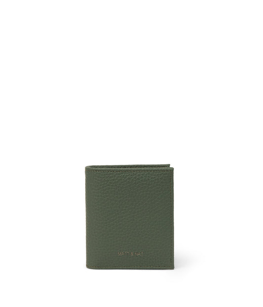 GIO Vegan Folded Wallet - Purity | Color: Green - variant::forest