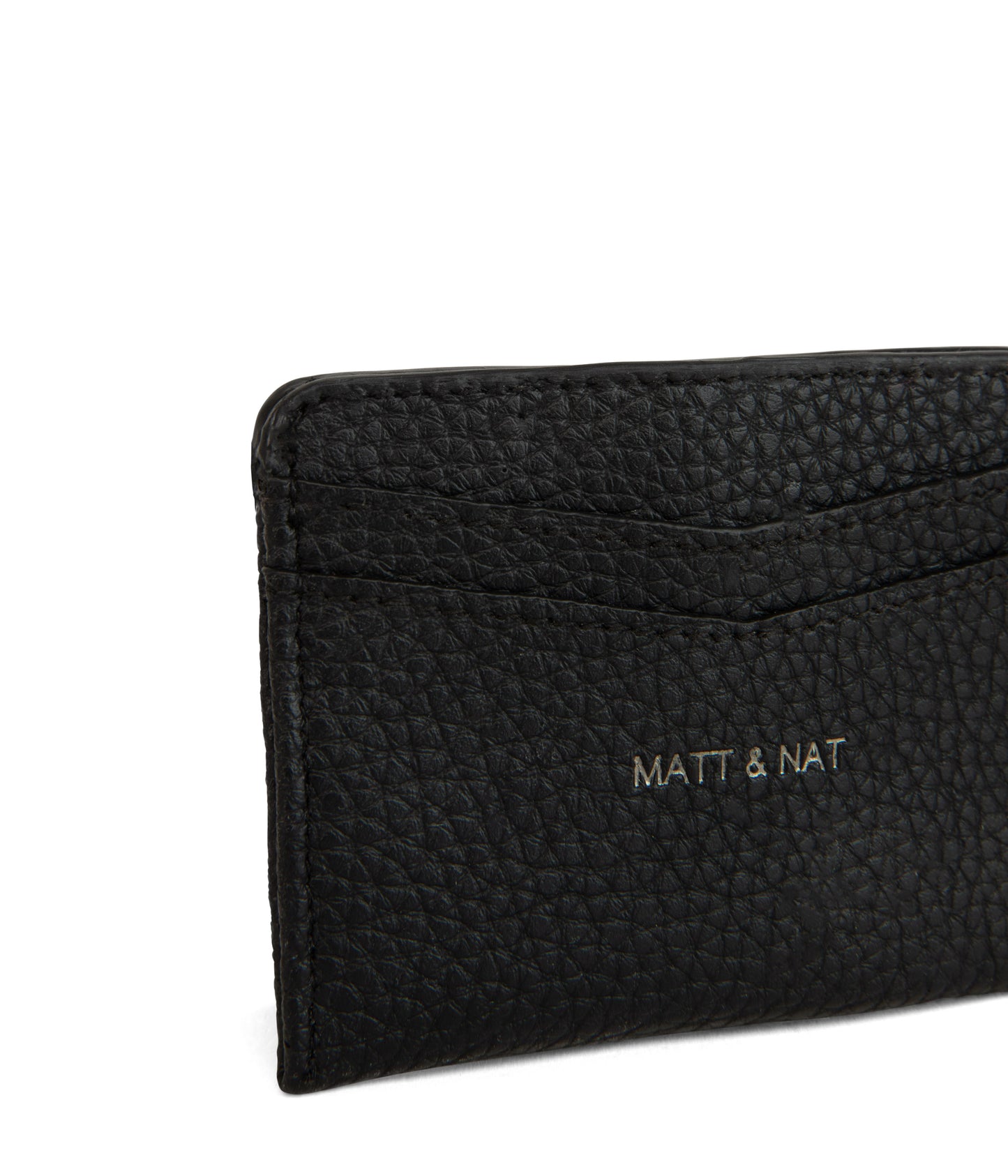 JUNYA Vegan Card Holder - Purity| Color: Black - variant::black