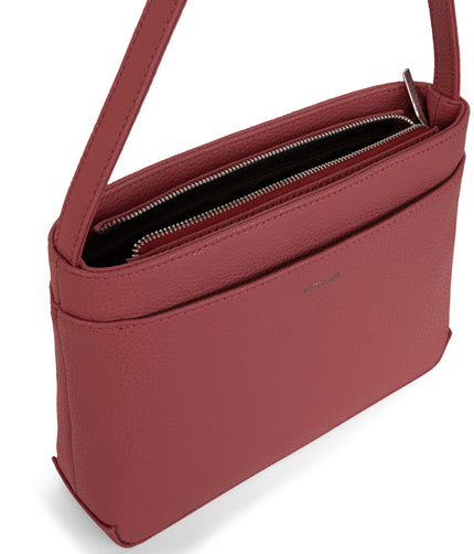 LUISA Vegan Shoulder Bag - Purity | Color: Red - variant::lychee