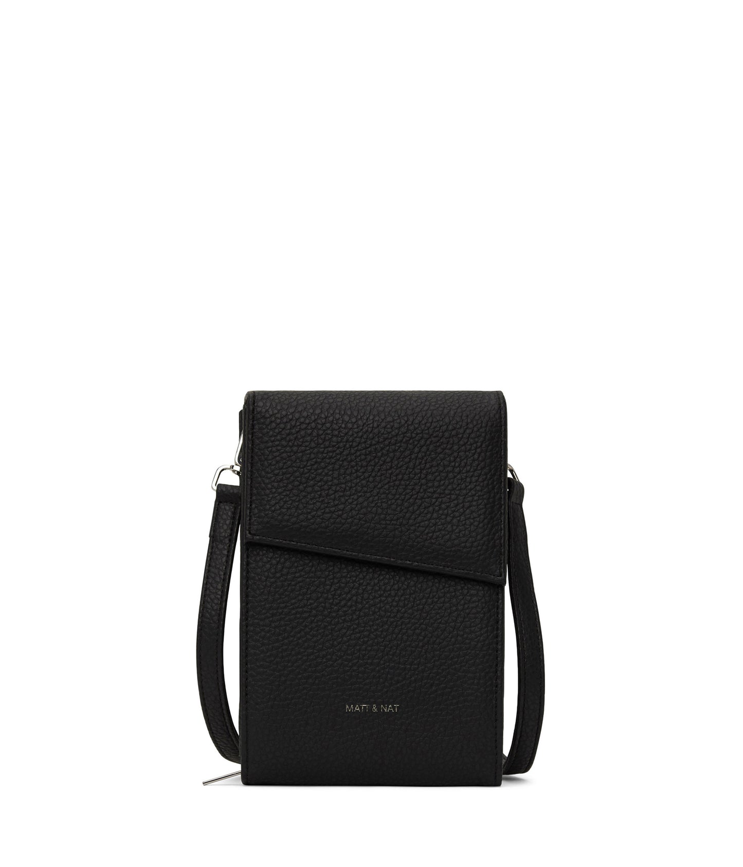 MET Vegan Crossbody Wallet - Purity| Color: Black - variant::black