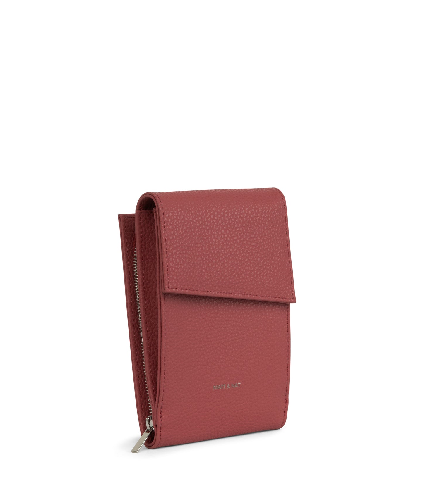 MET Vegan Crossbody Wallet - Purity | Color: Red - variant::lychee