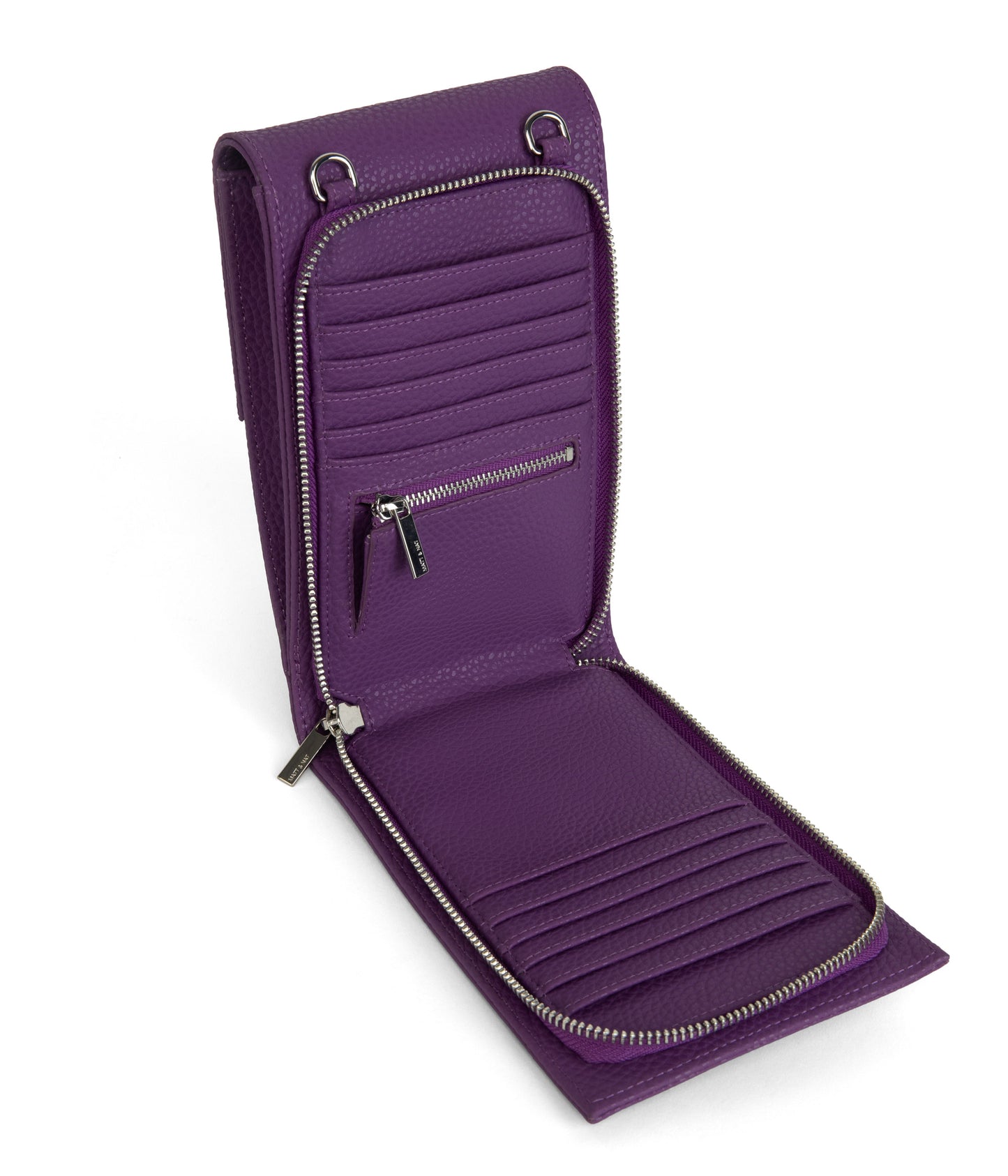 MET Vegan Crossbody Wallet - Purity | Color: Purple - variant::violet