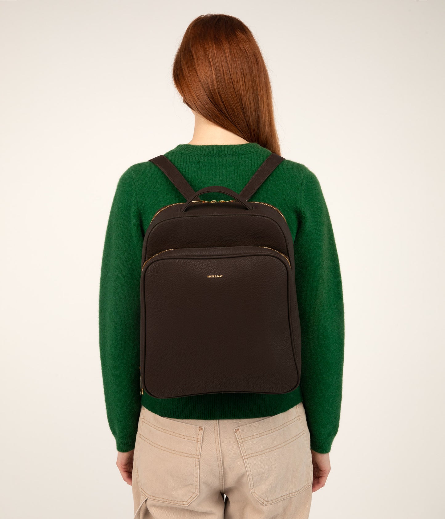 NAVA Vegan Backpack - Purity | Color: Brown - variant::truffle