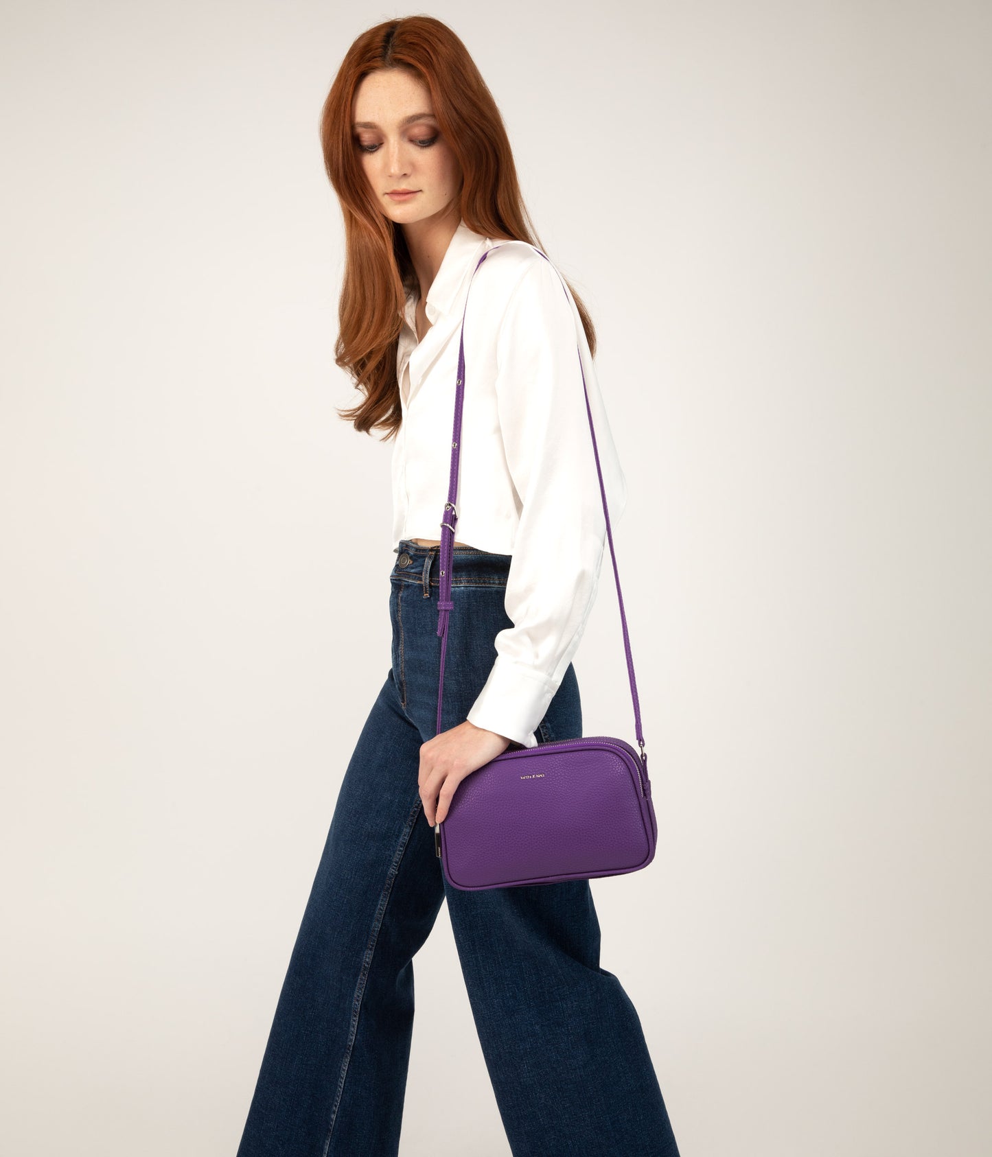 PAIR Vegan Crossbody Bag - Purity | Color: Purple - variant::violet