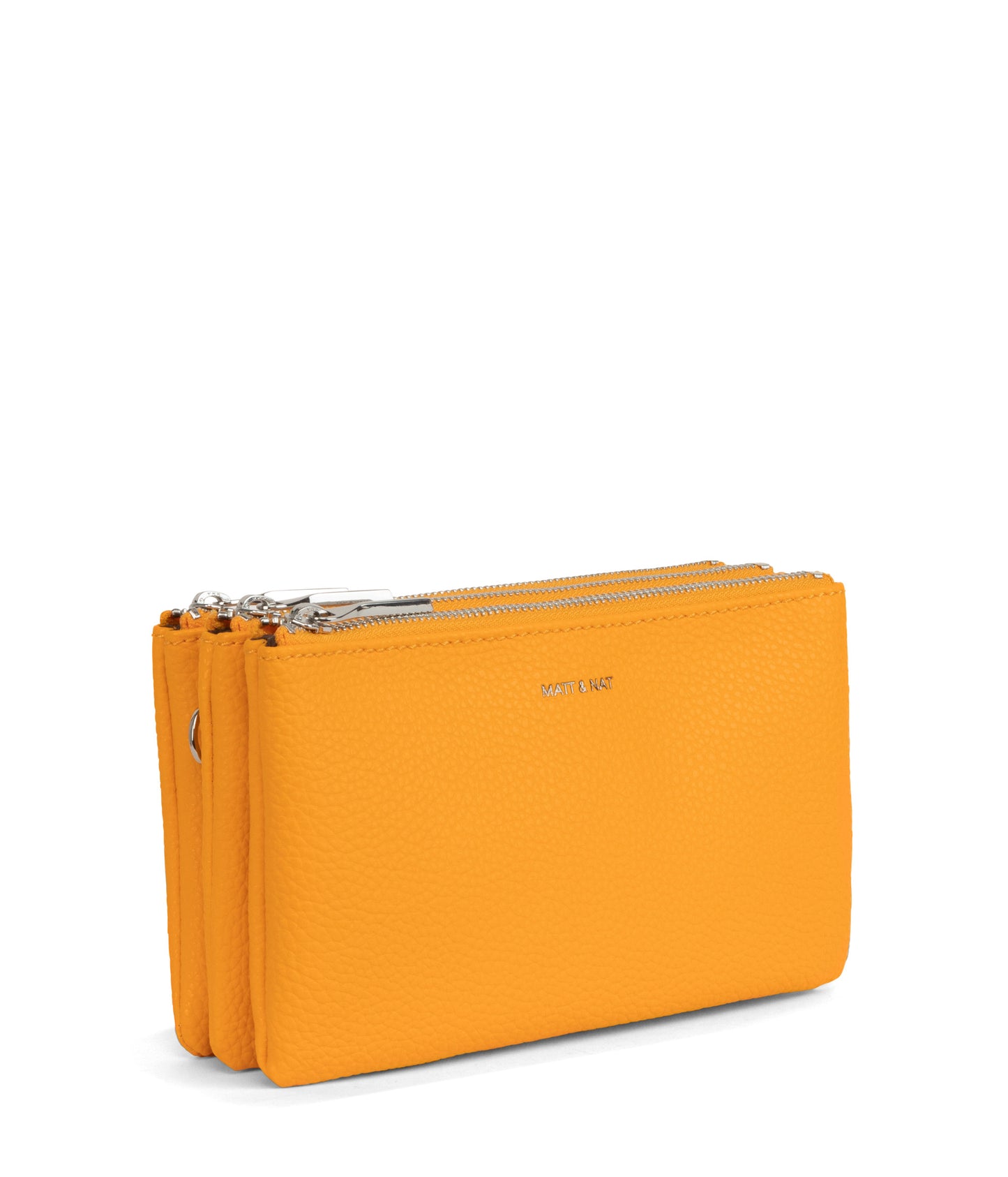 TRIPLET Vegan Crossbody Bag - Purity | Color: Orange - variant::arancia