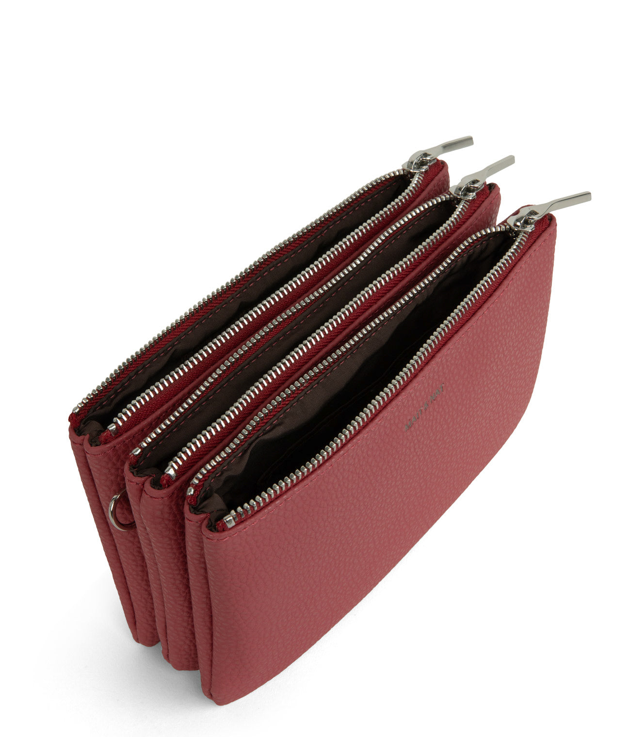 TRIPLET Vegan Crossbody Bag - Purity | Color: Red - variant::lychee