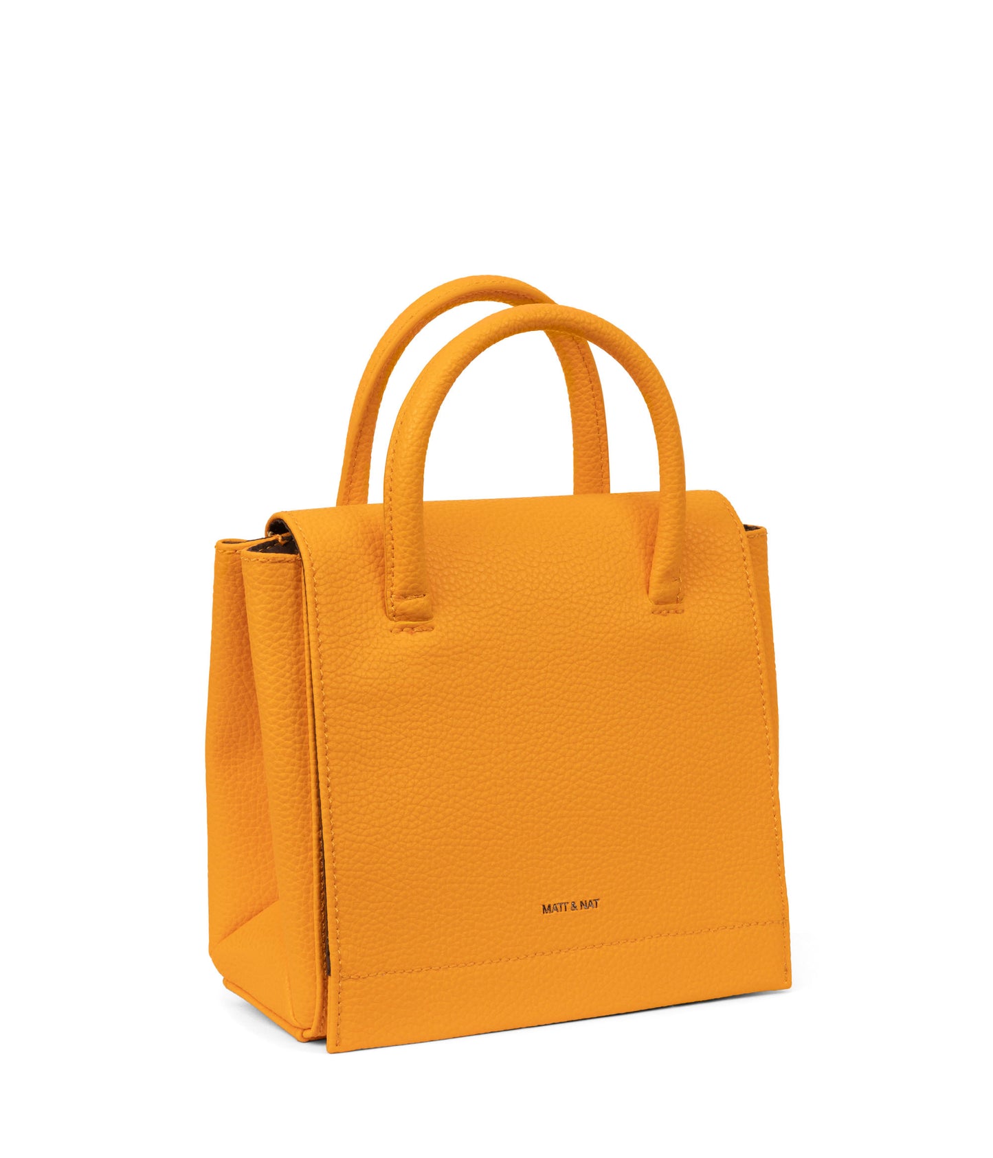 ADELSM Small Vegan Satchel - Purity | Color: Orange - variant::arancia