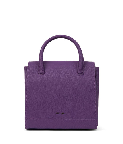 ADELSM Small Vegan Satchel - Purity | Color: Purple - variant::violet
