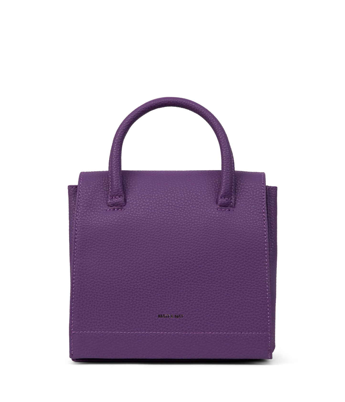 ADELSM Small Vegan Satchel - Purity | Color: Purple - variant::violet