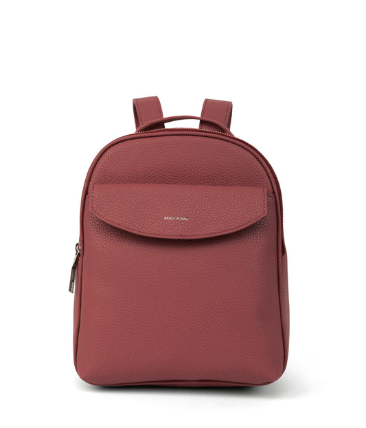 HARLEM Small Vegan Backpack - Purity | Color: Red - variant::lychee